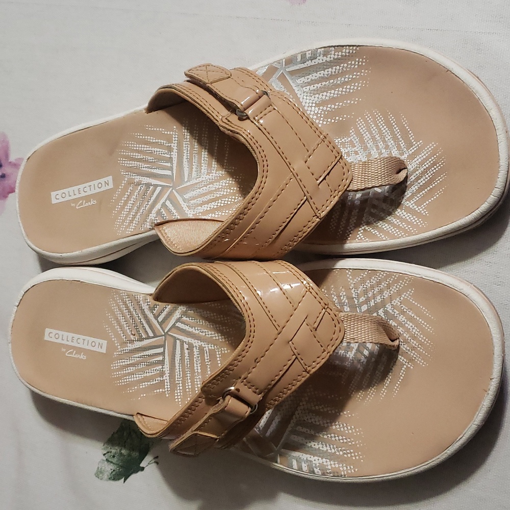 Collection by Clarks Women's Flip Flop Sandals Size 9